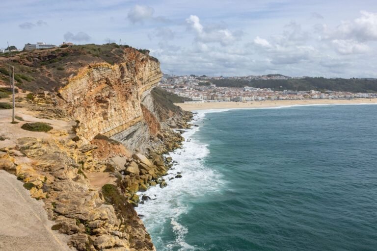 Nazaré, a seaside town on the Atlantic