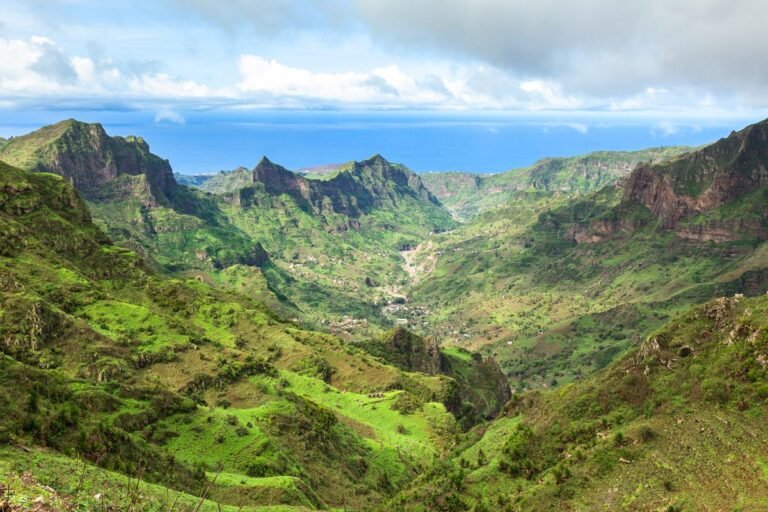 Santiago, the largest island in the Cape Verde Islands