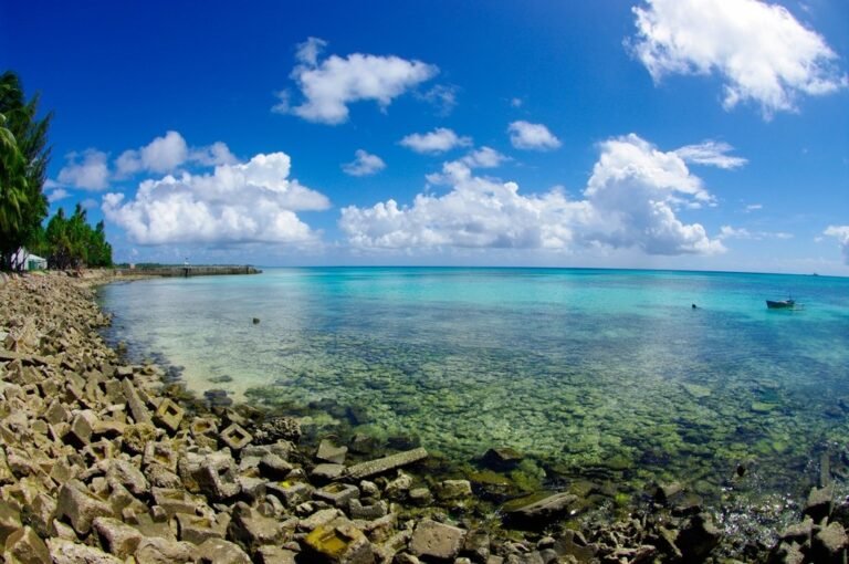 Tuvalu is one of the smallest and most isolated countries in the world, located in the western part of Polynesia in the Pacific Ocean